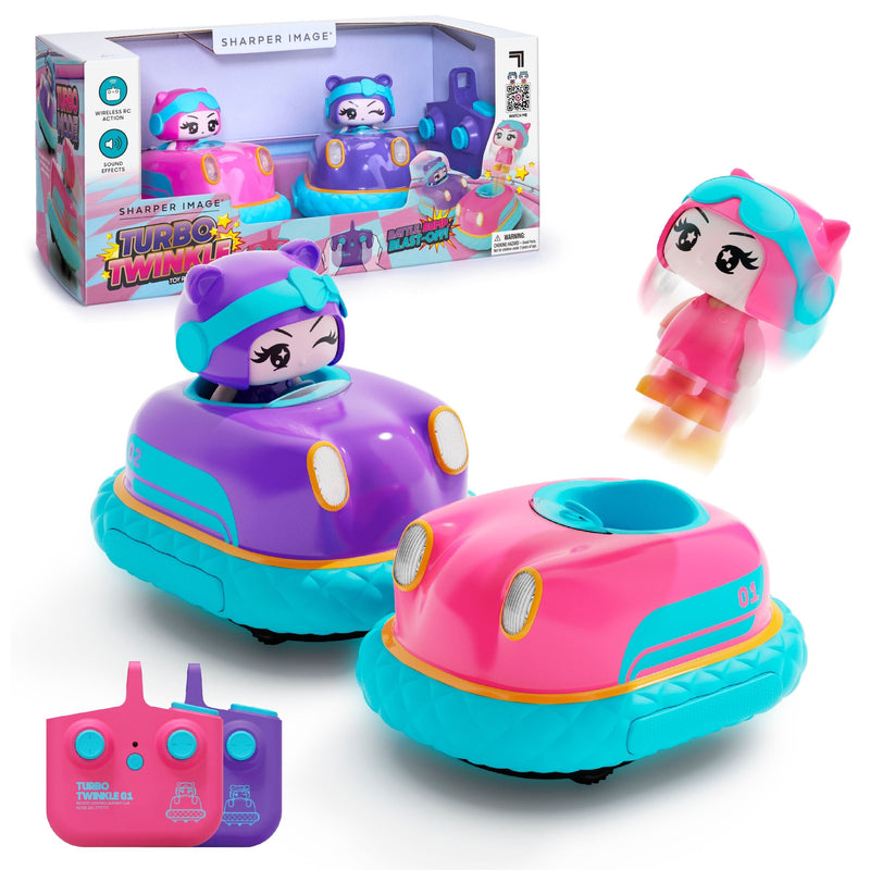 Turbo Twins Bumper Cars Pink L4560