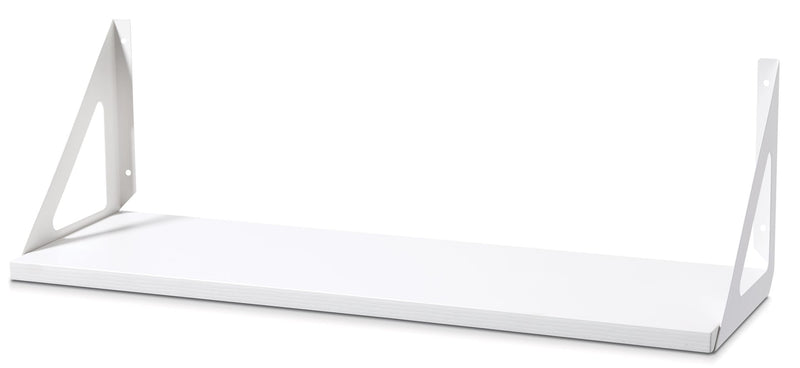 Align Floating Dual Bracket Shelf Kit, White, 8 x 24-in Q6667