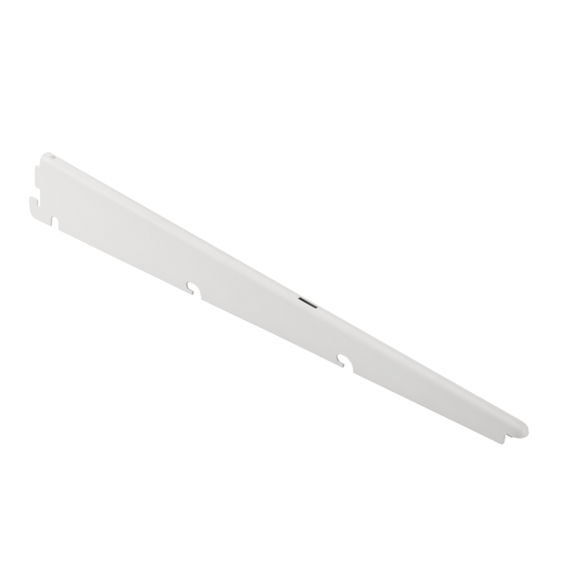 Double Track S-33 Shelf Bracket, White, 15-in L5457