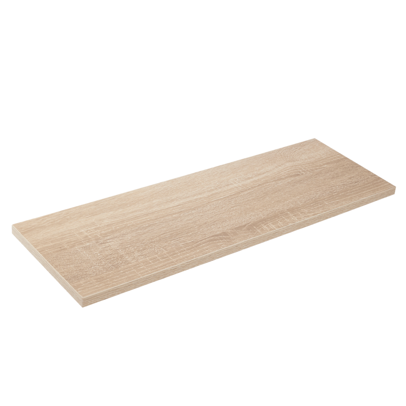 Floating Wall Shelf Board, Oak Sonoma Finish, 12 x 24-in K1116