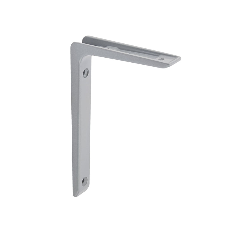 Medium-Duty Shelf Bracket, Grey, 8 x 10-in P8061