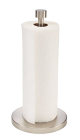 Radiant Stainless Steel Upright Kitchen Countertop Paper Towel Holder with Weighted Base