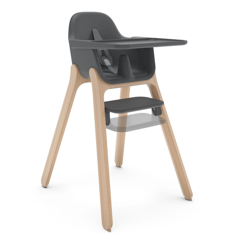Ciro Sleek Easy-to-Clean High Chair, Jake-Charcoal E6648