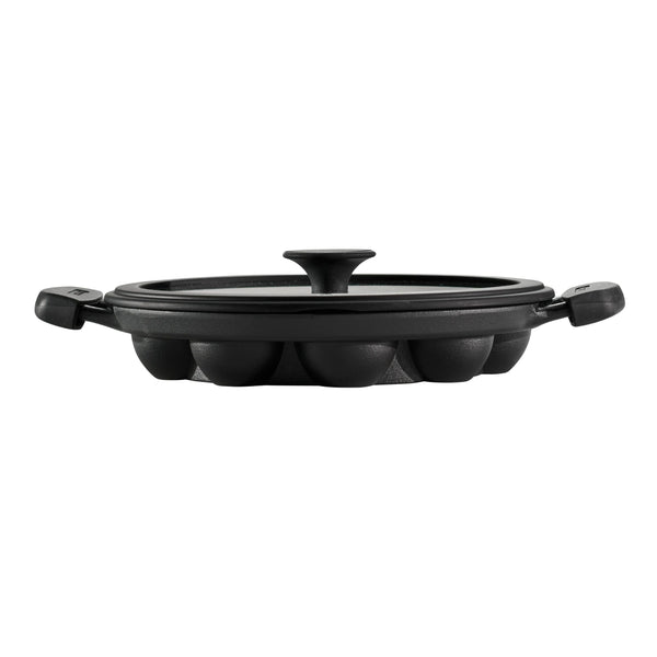 Pre-Seasoned Cast Iron Paniyarrakal with Lid P6811