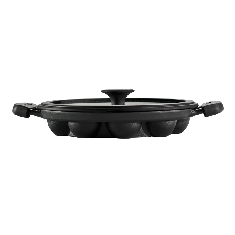 Pre-Seasoned Cast Iron Paniyarrakal with Lid P6811