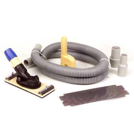 Dust-Free Sander Kit with 6-in Hose, /Vacuum Adaptors & Medium Grit Sandpaper G5982