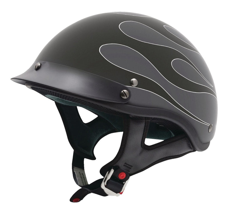 Shorty Classic Half-Shell Men's Motorcycle Helmet, Assorted Sizes B9705