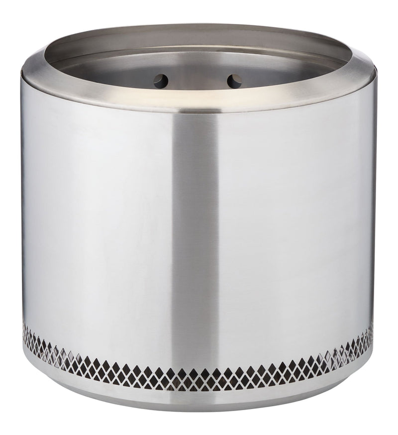 Stainless Steel Smokeless Bonfire Wood Burning Fire Pit, 19-in M3947