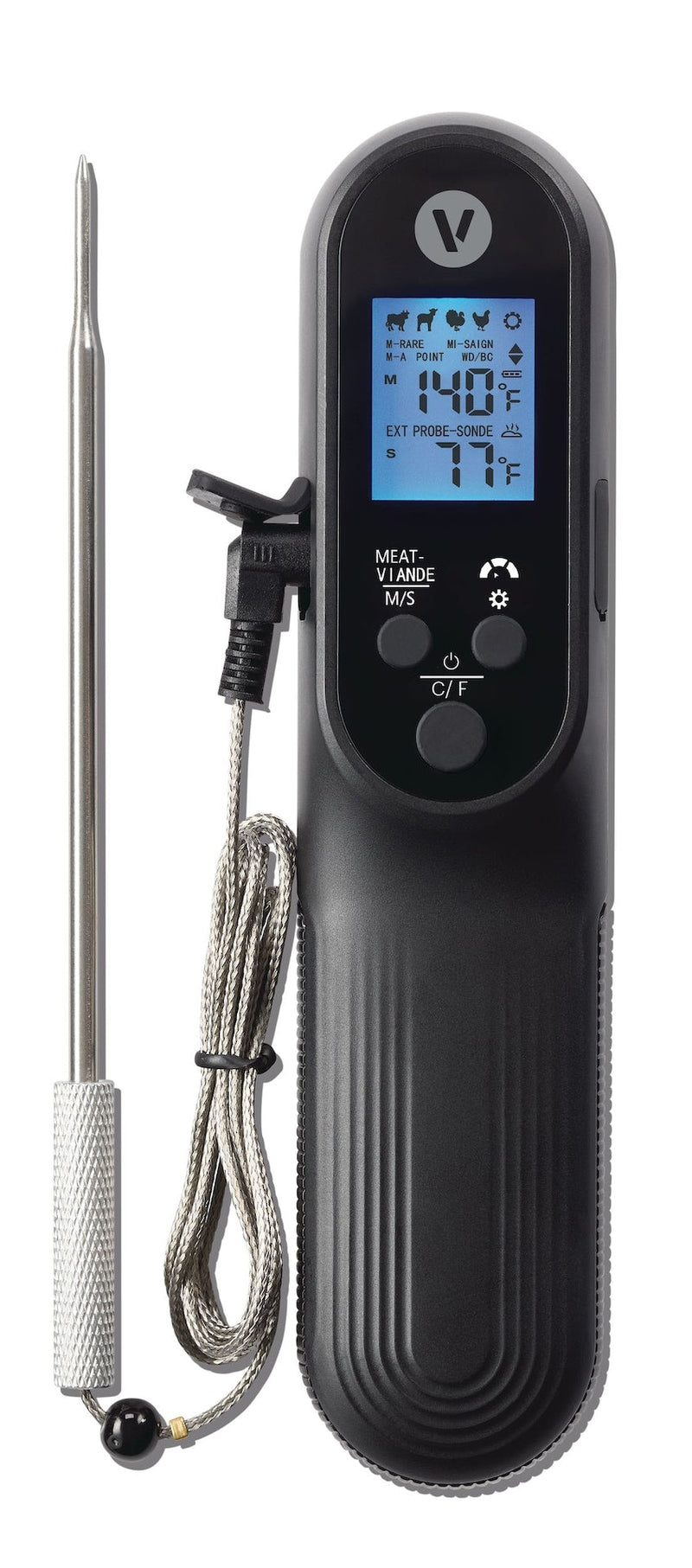 Rechargeable Dual Cooking Thermometer L7243