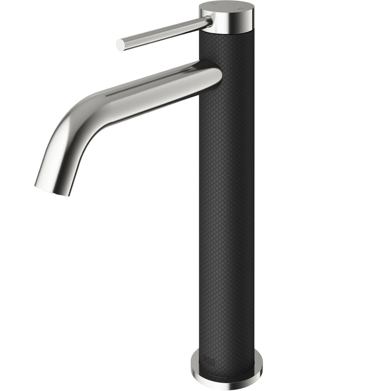 Lexington Single Handle Vessel Sink Bathroom Faucet with cFiber Body, Brushed Nickel R6563