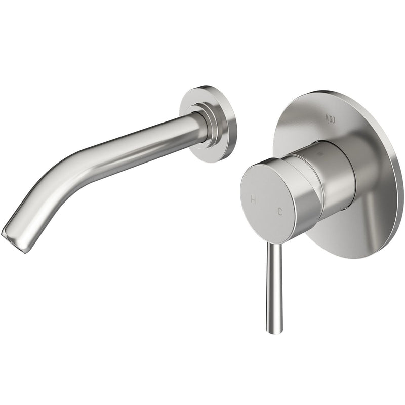 Olus Wall Mount Bathroom Faucet, WaterSense Certified, Brushed Nickel O6830