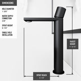 Sottile Amber Bathroom Sink/Basin Set with Gotham Faucet and Glass Vessel
