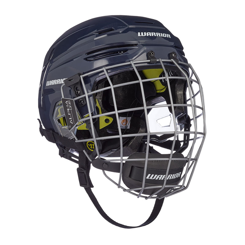 Alpha Pro Senior Hockey Helmet & Cage Combo, Navy G3896