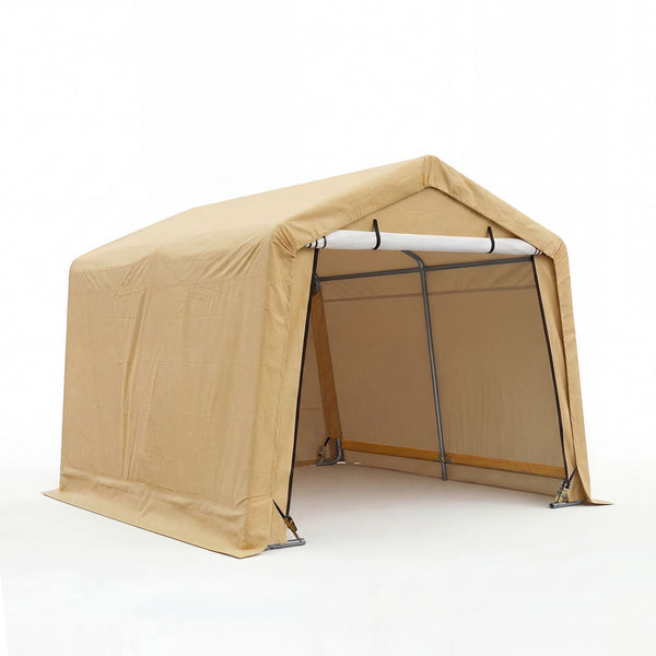 Weatherfast Waterproof Storage Shed with UV Protection, 10 x 10 x 8-ft Y6910