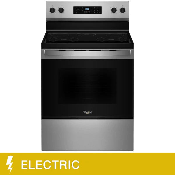 Whirlpool 30 in 5.3 cu ft. Electric 5 Element Range with Dual Radiant Elements F1085
