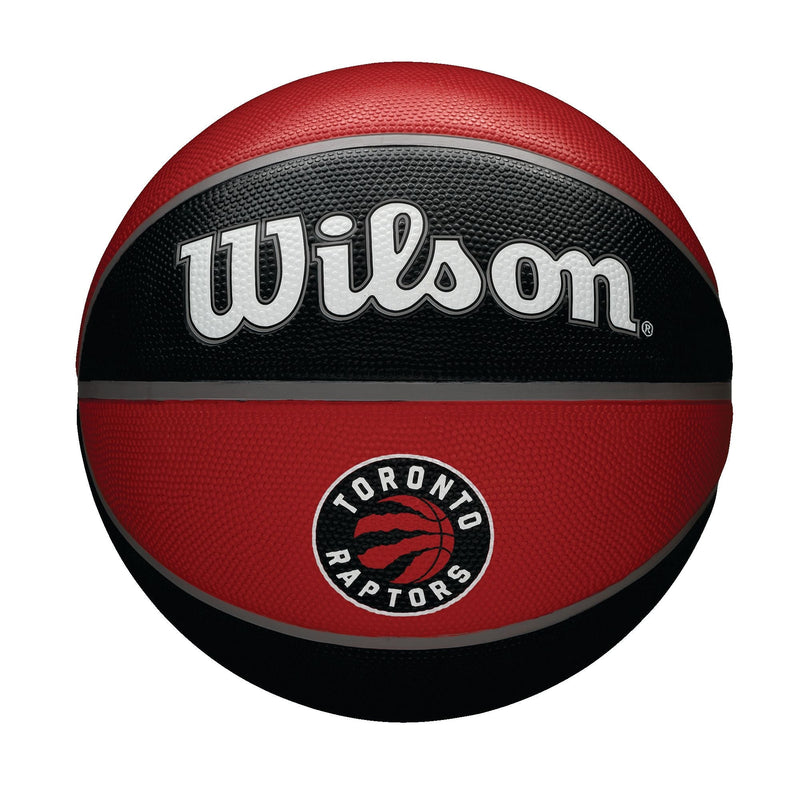 Tribute Outdoor Rubber Basketball, Official Size 7 (29.5-in), Black/Red C1104