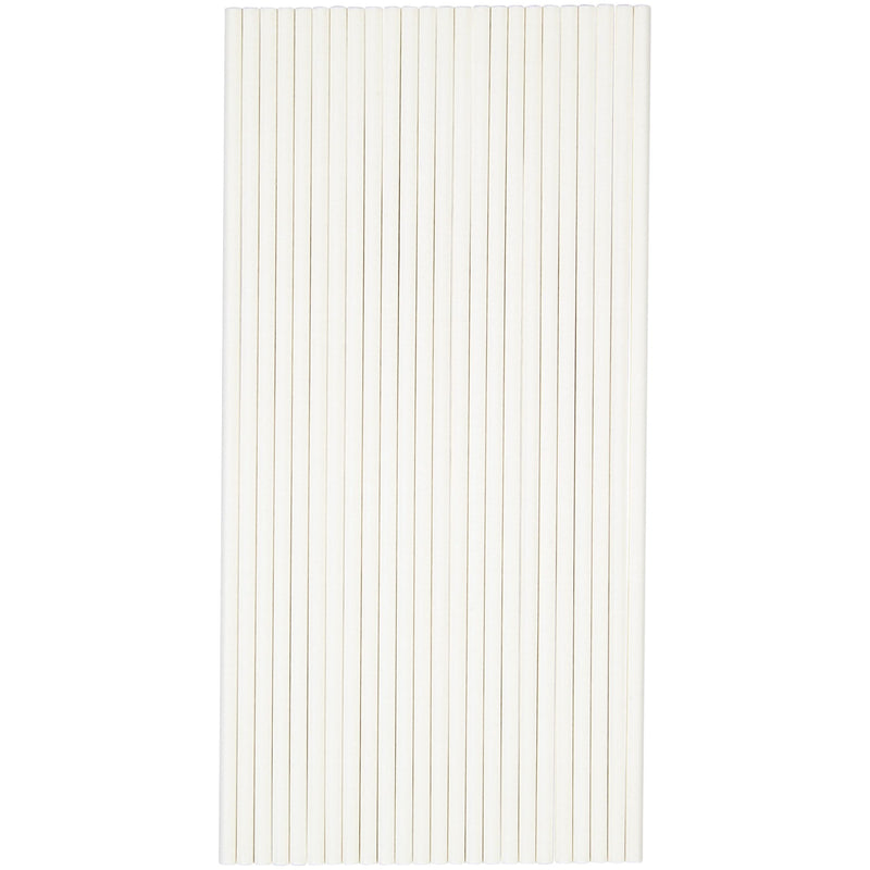 Lollipop & Cake Pop Stick, White, 8-in, 25-pk, for Baking/Cake Decoration Y5824