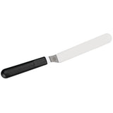 Stainless Steel Offset/Angled Spatula, Black, 13-in