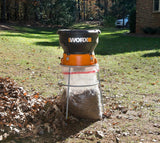 WG430 13 Amp Electric Leaf Mulcher/Shredder, 13-in