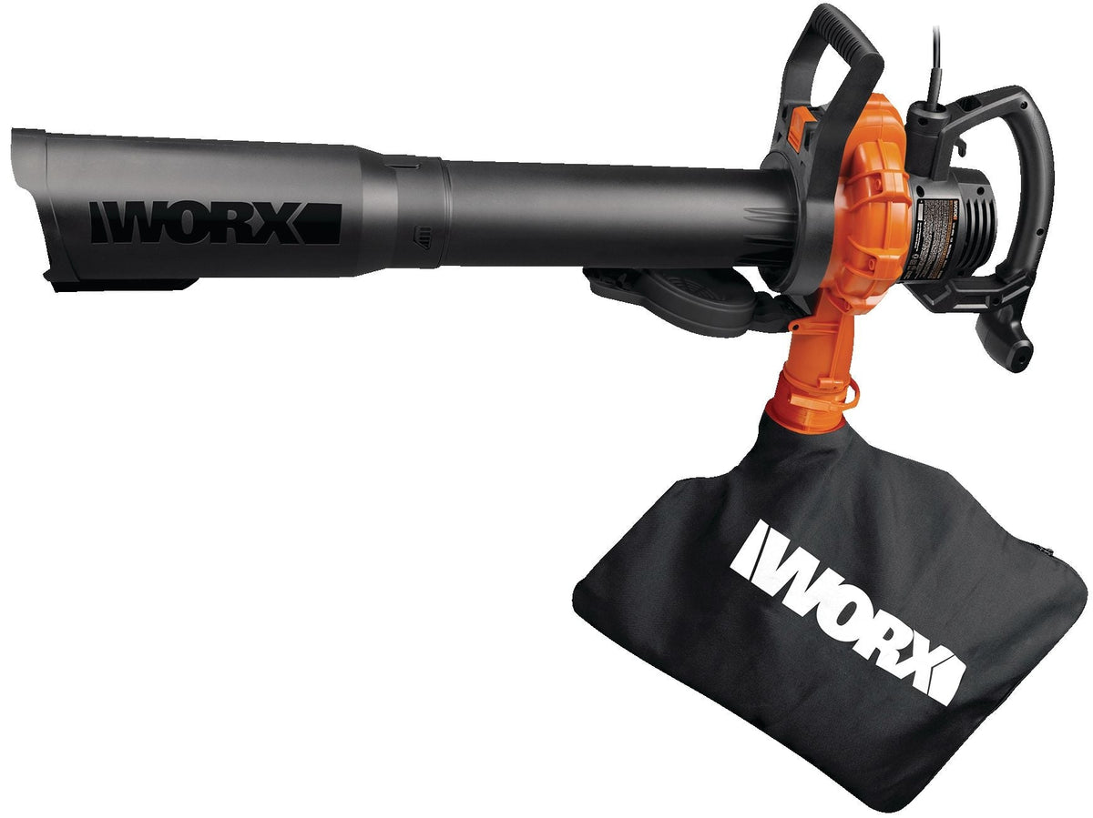 WG518 12 Amp 385CFM Electric Leaf Blower, Vacuum & Mulcher