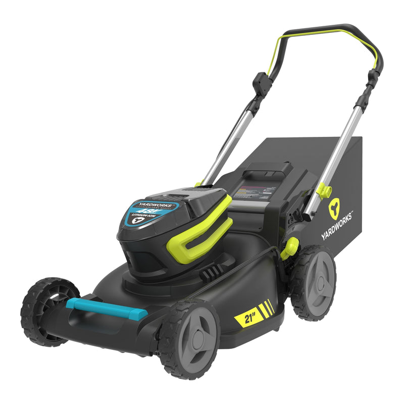 48V 3-in-1 Brushless Push Lawn Mower, 21-in with 6Ah Battery & Charger O8058