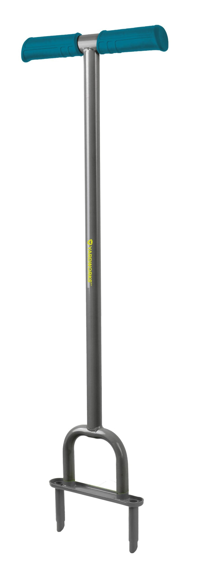 Heavy-Duty 2-Prong Steel Garden Lawn Coring Aerator N7031
