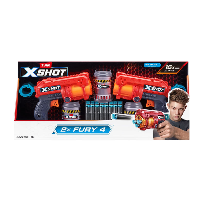 Excel-Fury Foam Dart Blaster, Includes 16 Darts, 2-pk, Ages 8+ H3265