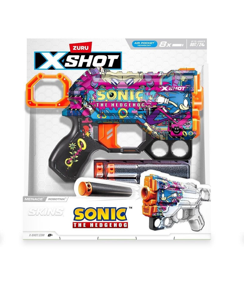 Menace Skins Foam Dart Toy Blaster for Ages 8+ A4482